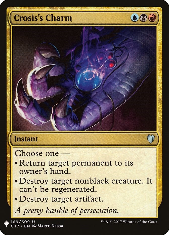 Image for Crosis's Charm (169) [The List Reprints] - Magic: The Gathering