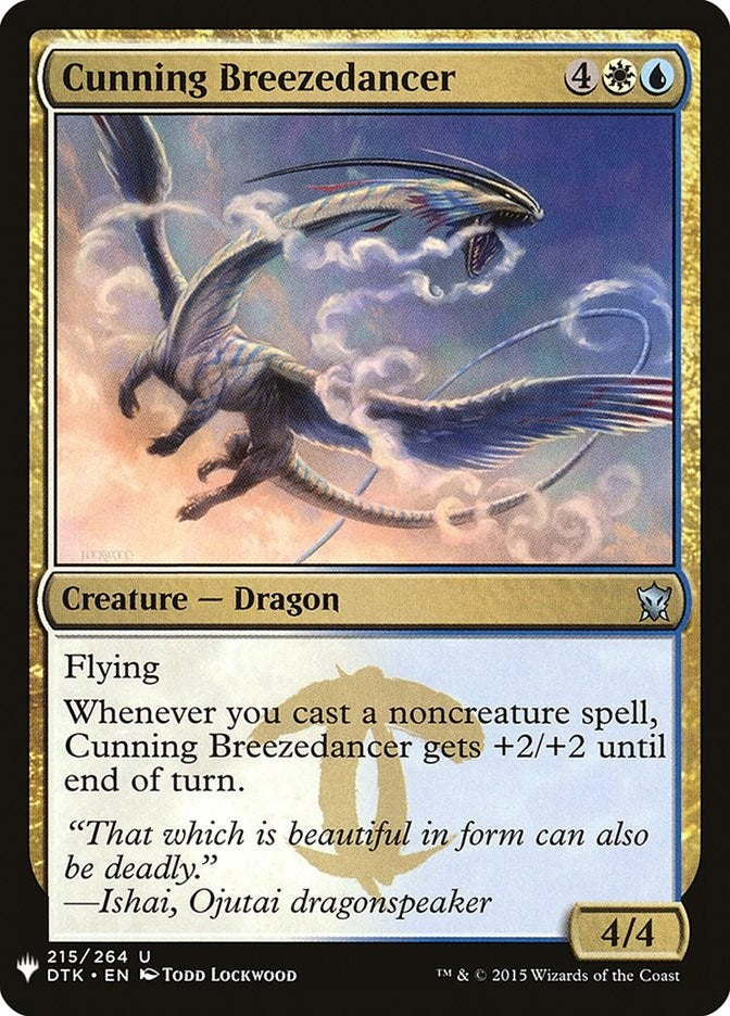 Image for Cunning Breezedancer (215) [The List Reprints] - Magic: The Gathering