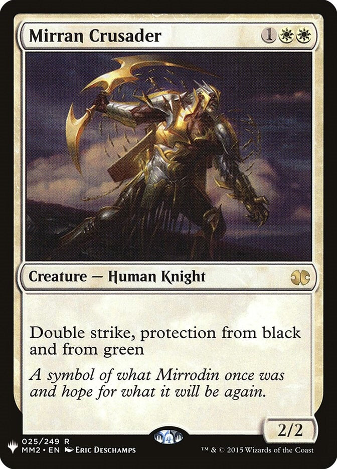 Image for Mirran Crusader (025/249) [The List Reprints] - Magic: The Gathering