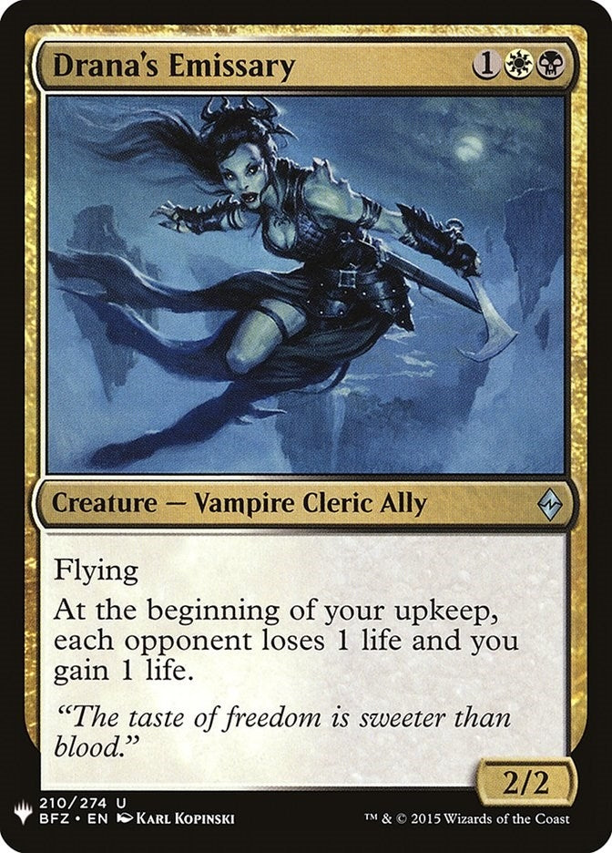 Image for Drana's Emissary (210) [The List Reprints] - Magic: The Gathering