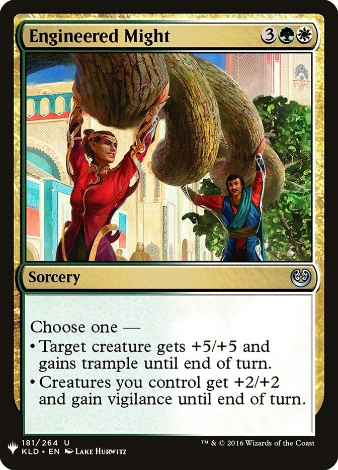 Image for Engineered Might (181) [The List Reprints] - Magic: The Gathering