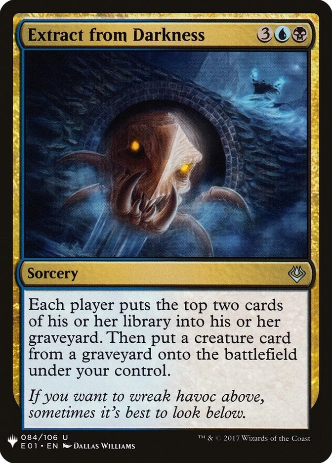 Image for Extract from Darkness (84) [The List Reprints] - Magic: The Gathering
