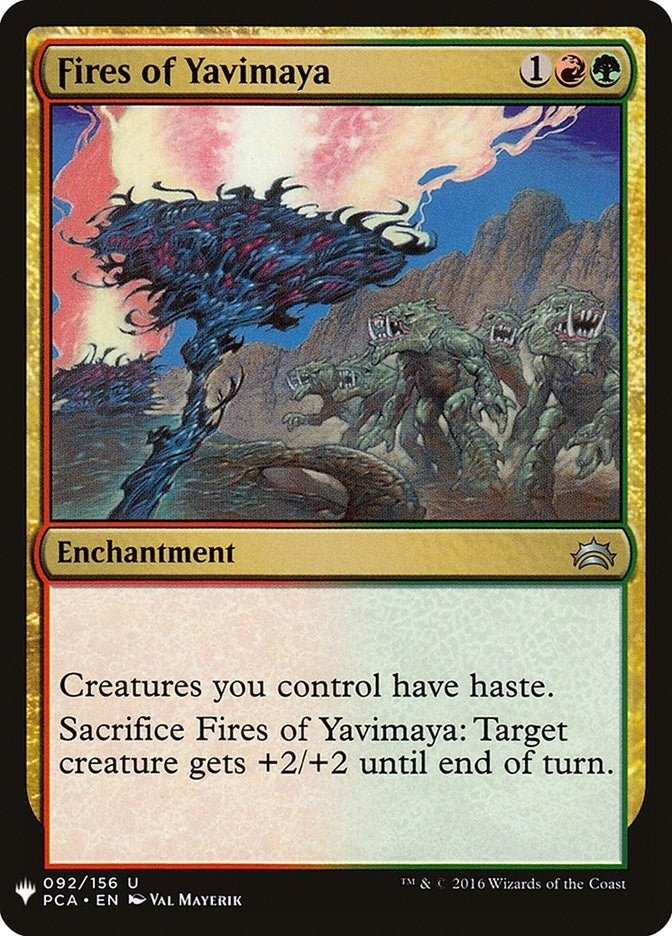 Image for Fires of Yavimaya (92) [The List Reprints] - Magic: The Gathering