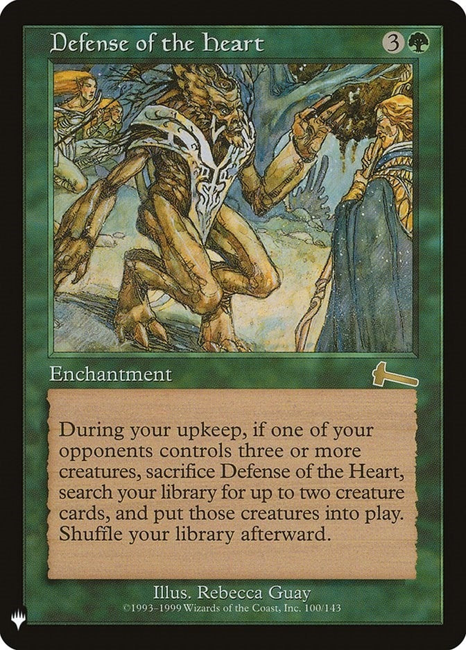 Image for Defense of the Heart (100) [The List Reprints] - Magic: The Gathering