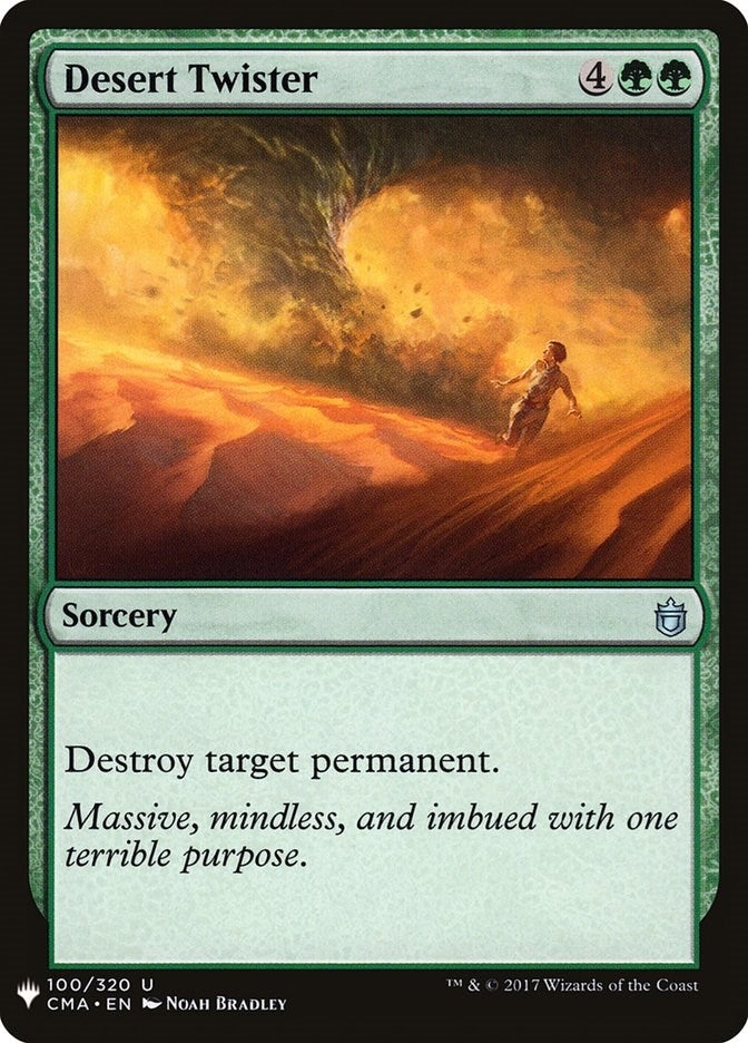 Image for Desert Twister (100) [The List Reprints] - Magic: The Gathering