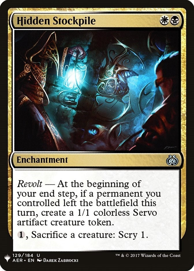 Image for Hidden Stockpile (129) [The List Reprints] - Magic: The Gathering