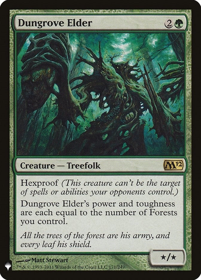 Image for Dungrove Elder (171) [The List Reprints] - Magic: The Gathering