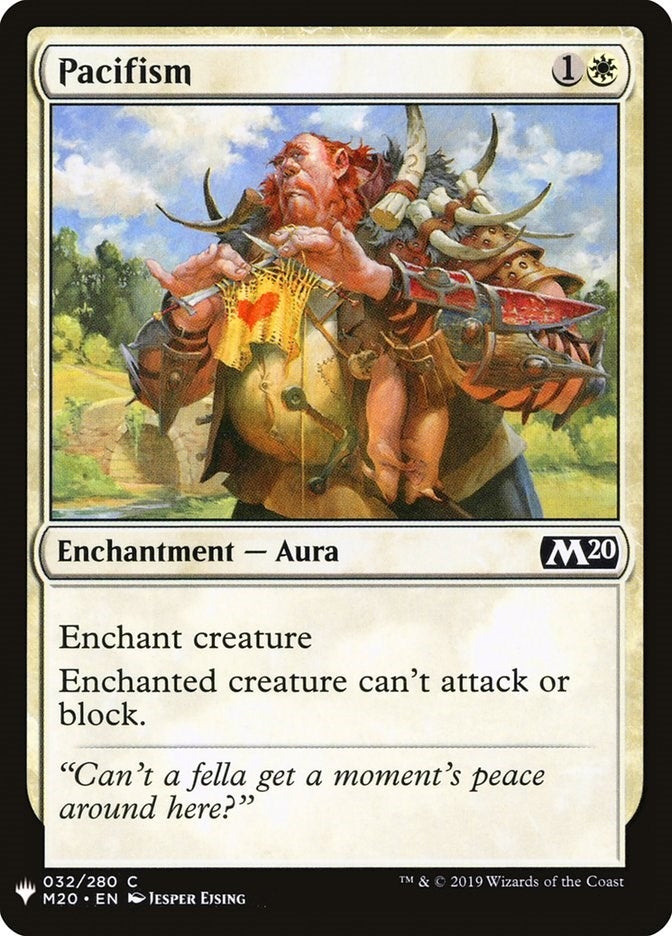 Image for Pacifism (32) [The List Reprints] - Magic: The Gathering