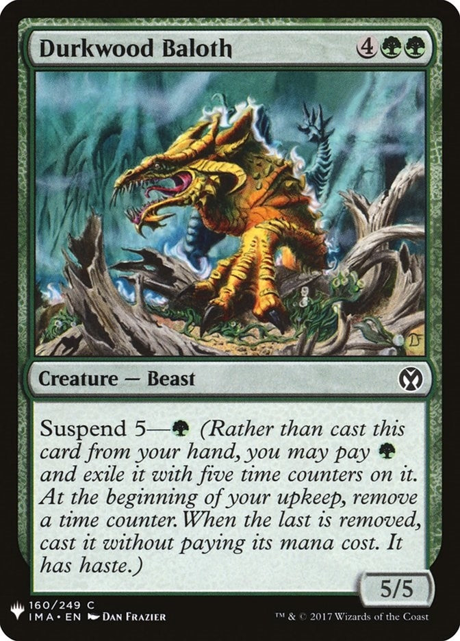 Image for Durkwood Baloth (160) [The List Reprints] - Magic: The Gathering