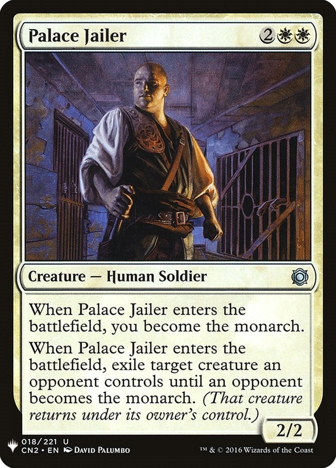 Image for Palace Jailer (18) [The List Reprints] - Magic: The Gathering