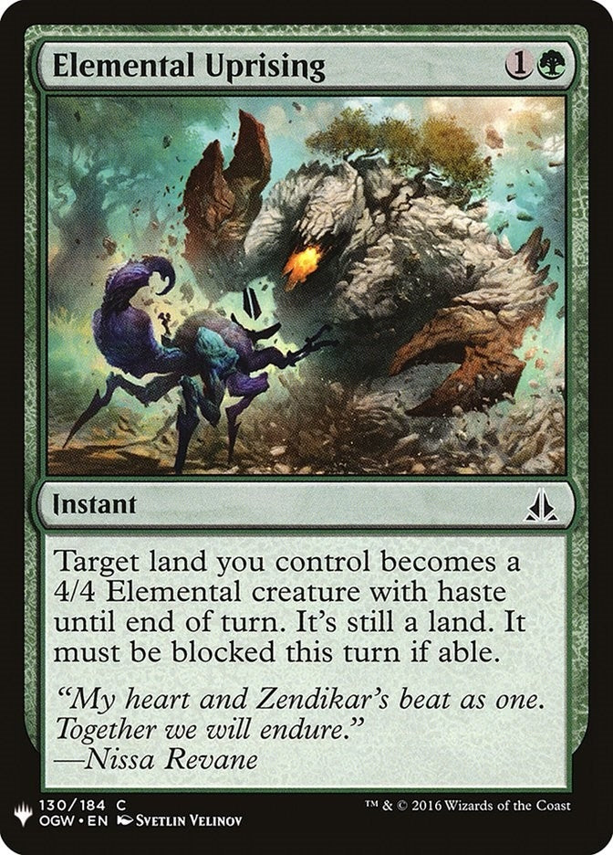 Image for Elemental Uprising (130) [The List Reprints] - Magic: The Gathering