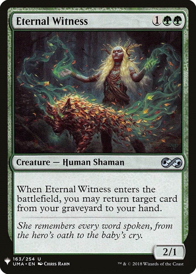 Image for Eternal Witness (UMA) (163) [The List Reprints] - Magic: The Gathering
