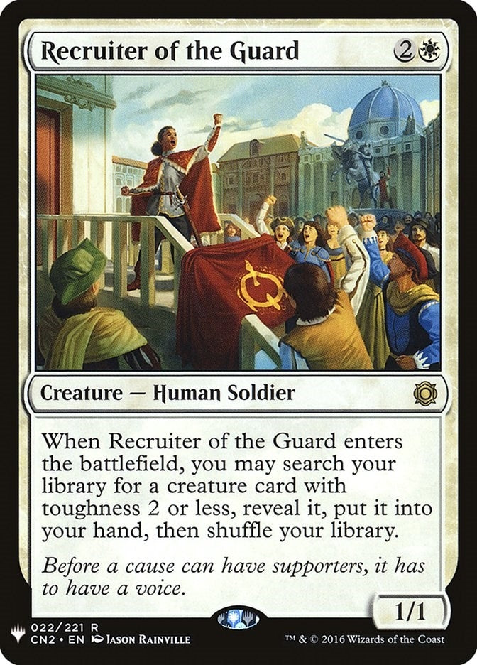 Image for Recruiter of the Guard (22) [The List Reprints] - Magic: The Gathering