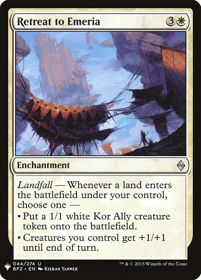 Image for Retreat to Emeria (44) [The List Reprints] - Magic: The Gathering