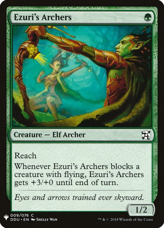 Image for Ezuri's Archers (9) [The List Reprints] - Magic: The Gathering