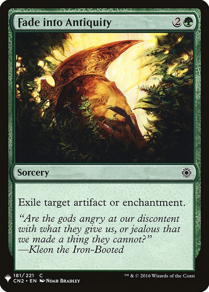 Image for Fade into Antiquity (181) [The List Reprints] - Magic: The Gathering