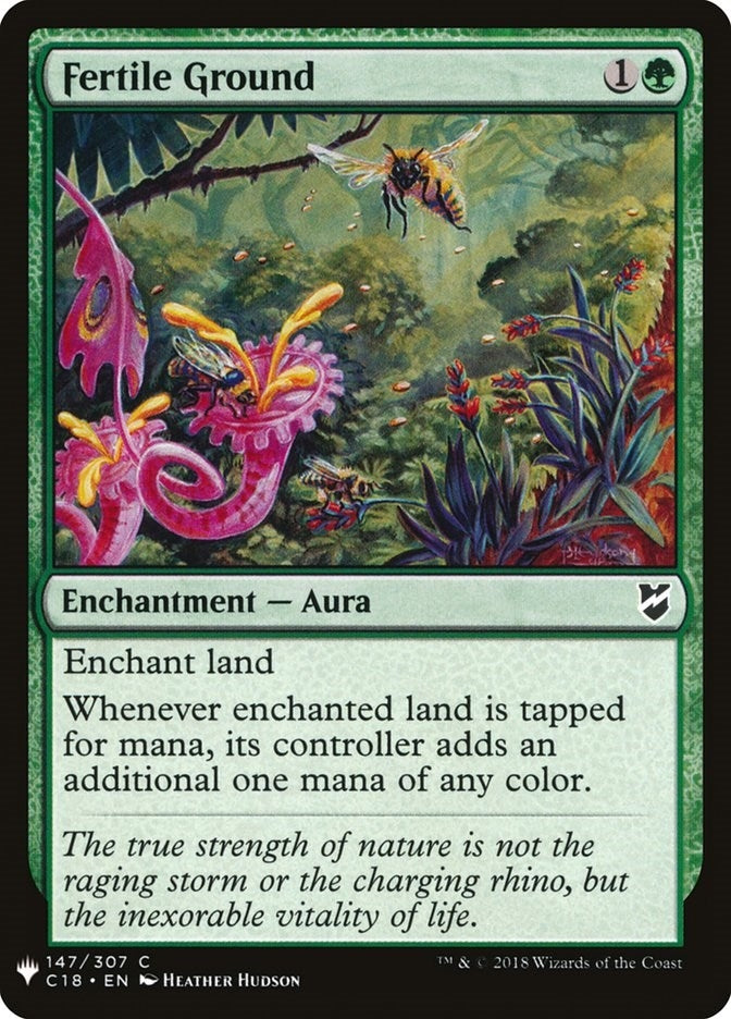 Image for Fertile Ground (147) [The List Reprints] - Magic: The Gathering
