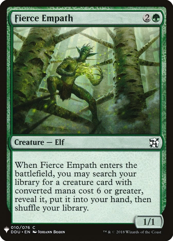 Image for Fierce Empath (10) [The List Reprints] - Magic: The Gathering