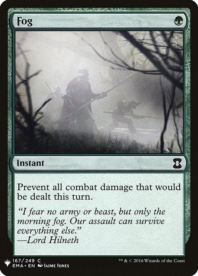 Image for Fog (167) [The List Reprints] - Magic: The Gathering