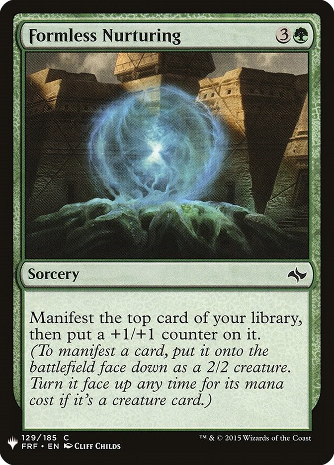 Image for Formless Nurturing (129) [The List Reprints] - Magic: The Gathering