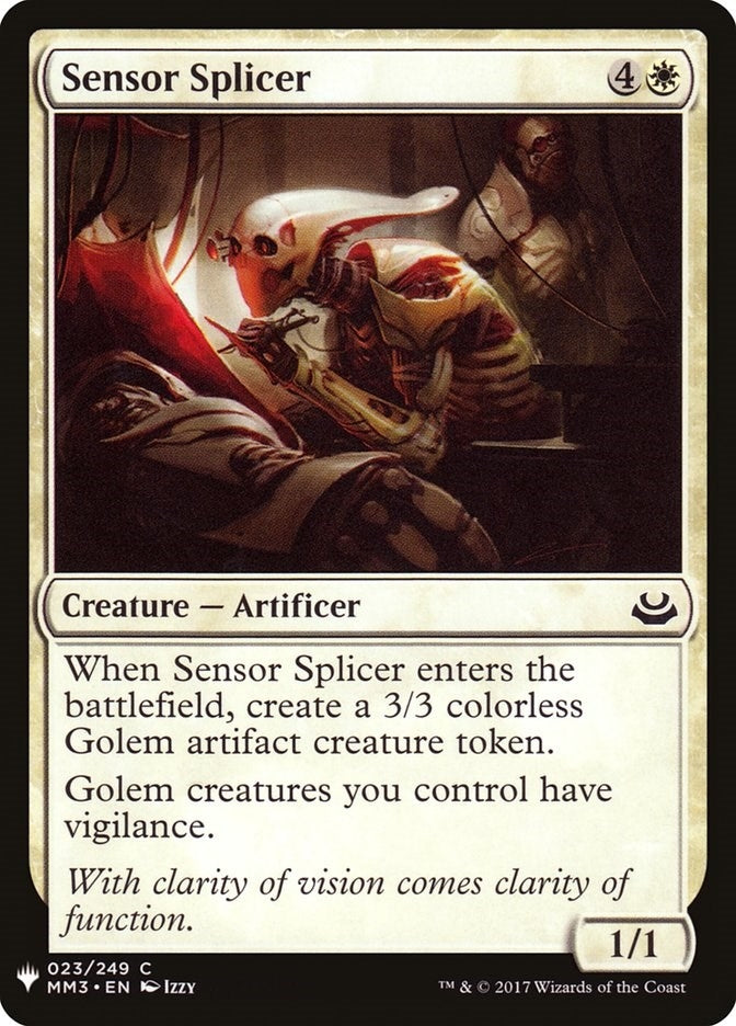Image for Sensor Splicer (23) [The List Reprints] - Magic: The Gathering
