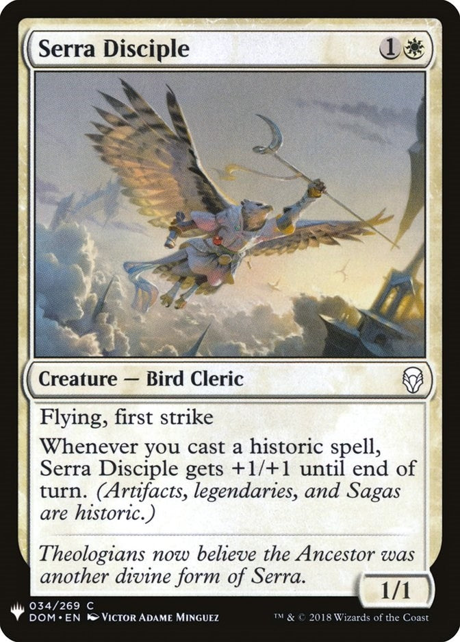 Image for Serra Disciple (34) [The List Reprints] - Magic: The Gathering