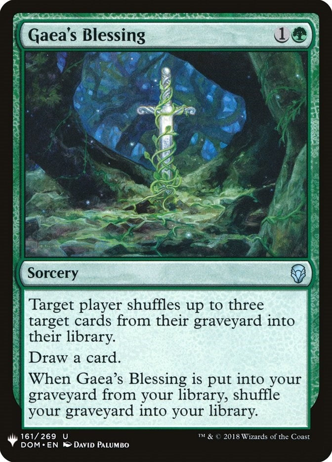 Image for Gaea's Blessing (161) [The List Reprints] - Magic: The Gathering