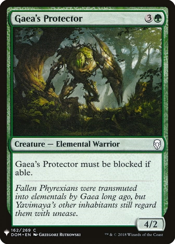 Image for Gaea's Protector (162) [The List Reprints] - Magic: The Gathering