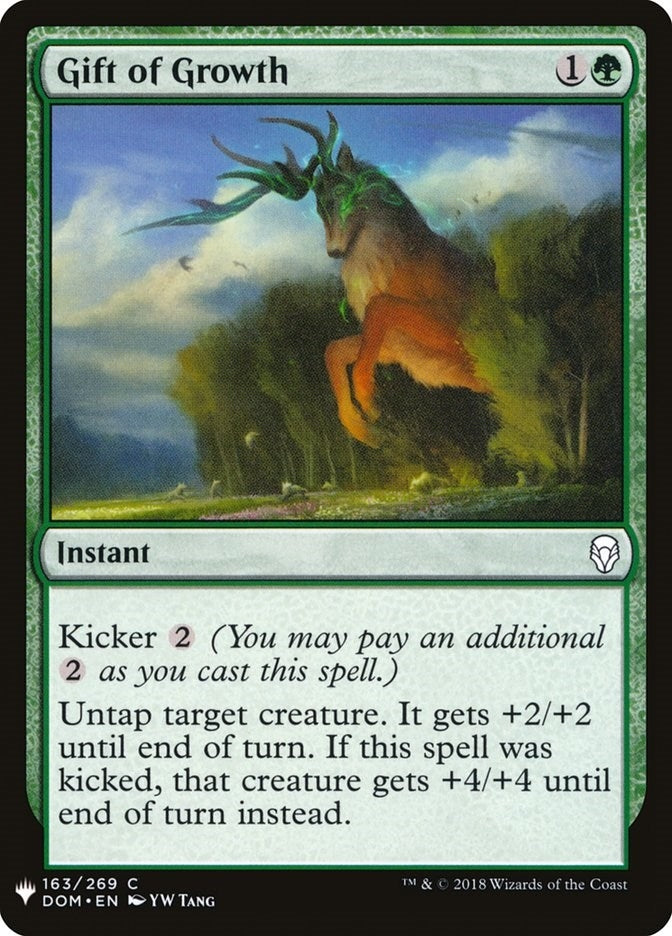 Image for Gift of Growth (163) [The List Reprints] - Magic: The Gathering
