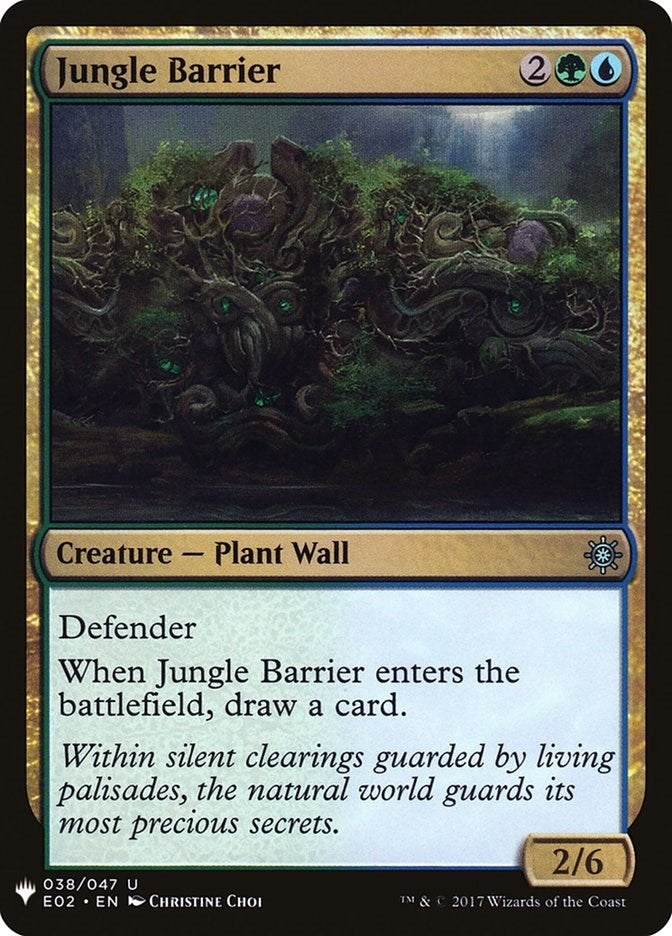 Jungle Barrier (38) [The List Reprints]