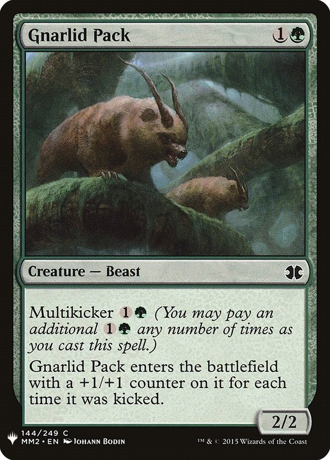 Image for Gnarlid Pack (144) [The List Reprints] - Magic: The Gathering