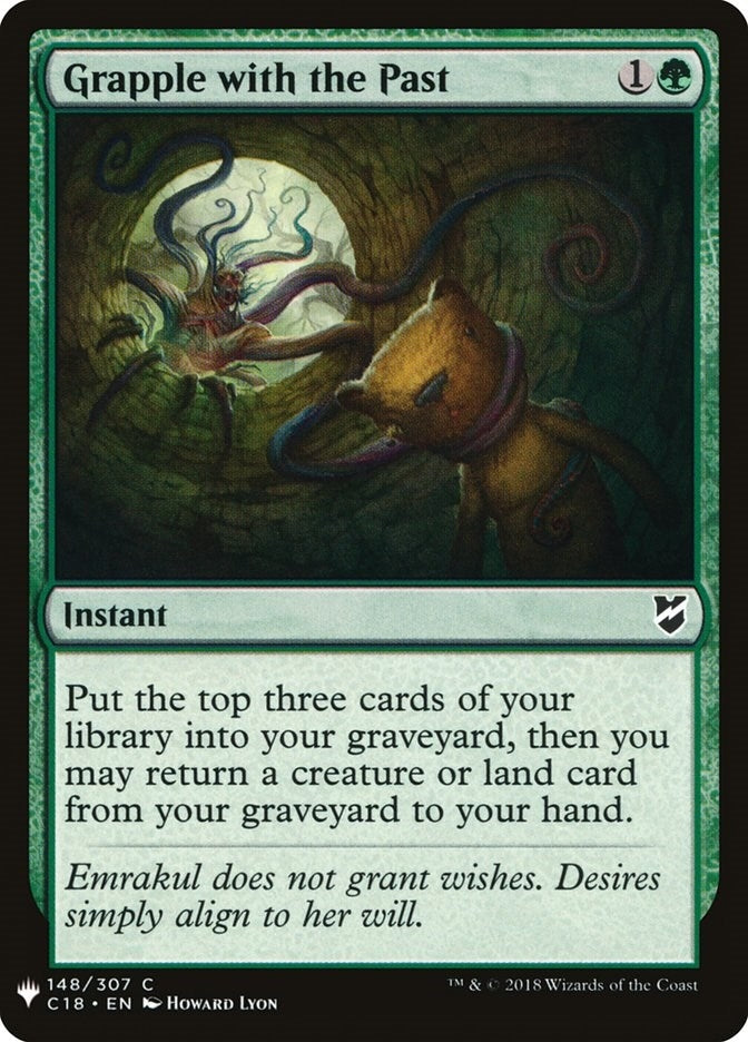 Image for Grapple with the Past (148) [The List Reprints] - Magic: The Gathering