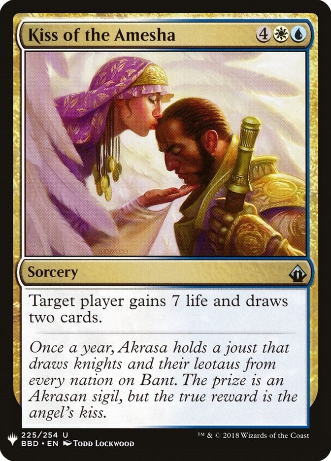 Image for Kiss of the Amesha (225) [The List Reprints] - Magic: The Gathering