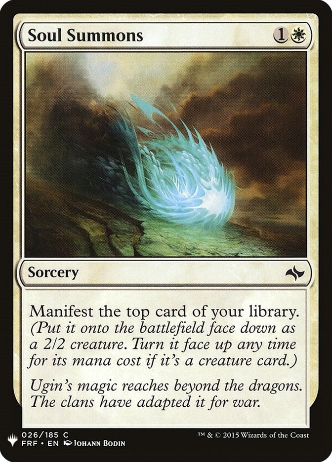 Image for Soul Summons (26) [The List Reprints] - Magic: The Gathering