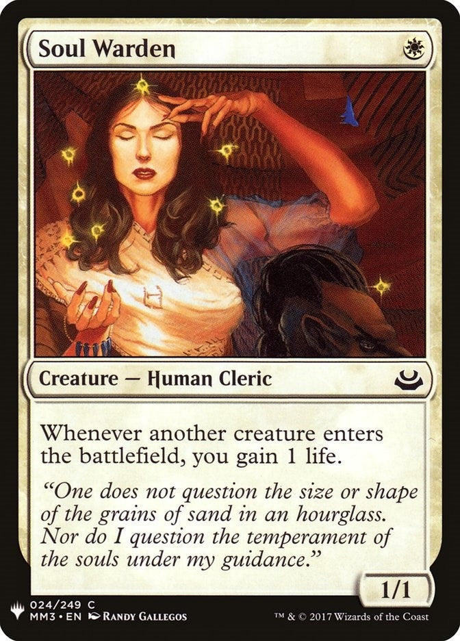 Image for Soul Warden (24) [The List Reprints] - Magic: The Gathering