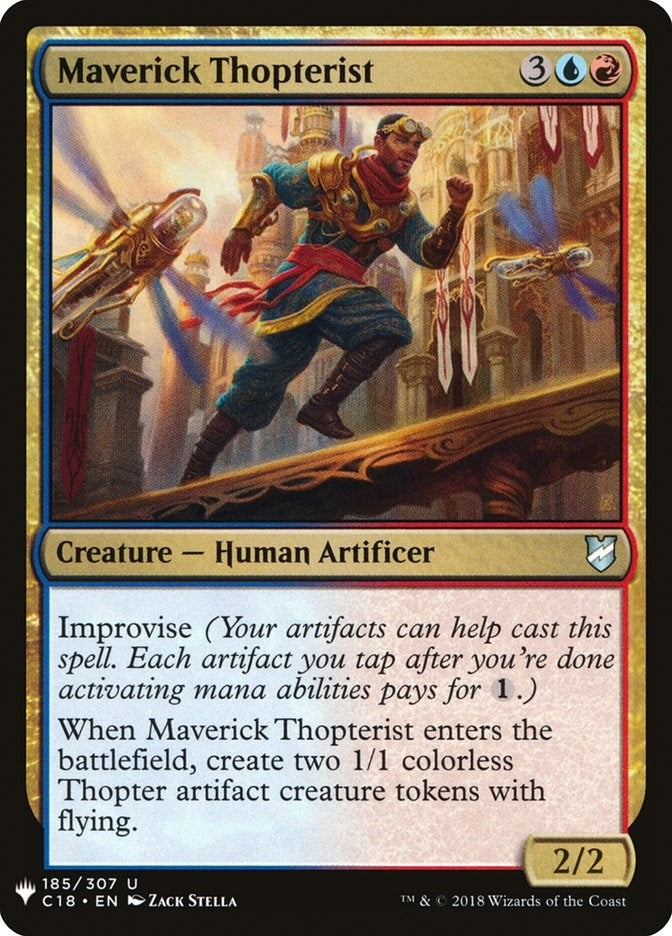 Image for Maverick Thopterist (C18) (185) [The List Reprints] - Magic: The Gathering