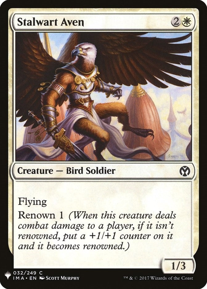 Image for Stalwart Aven (32) [The List Reprints] - Magic: The Gathering
