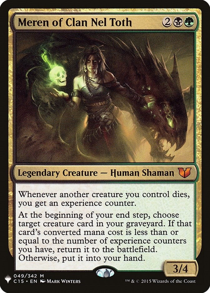 Image for Meren of Clan Nel Toth (49) [The List Reprints] - Magic: The Gathering
