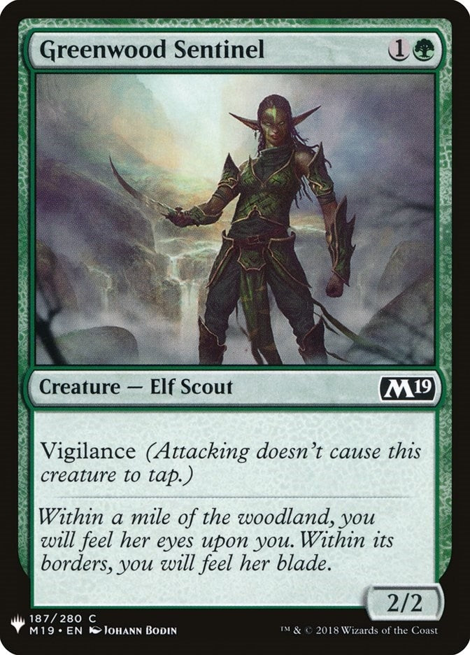 Image for Greenwood Sentinel (187) [The List Reprints] - Magic: The Gathering