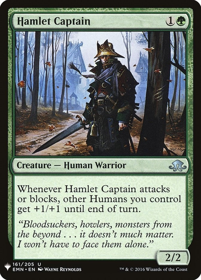 Image for Hamlet Captain (161) [The List Reprints] - Magic: The Gathering