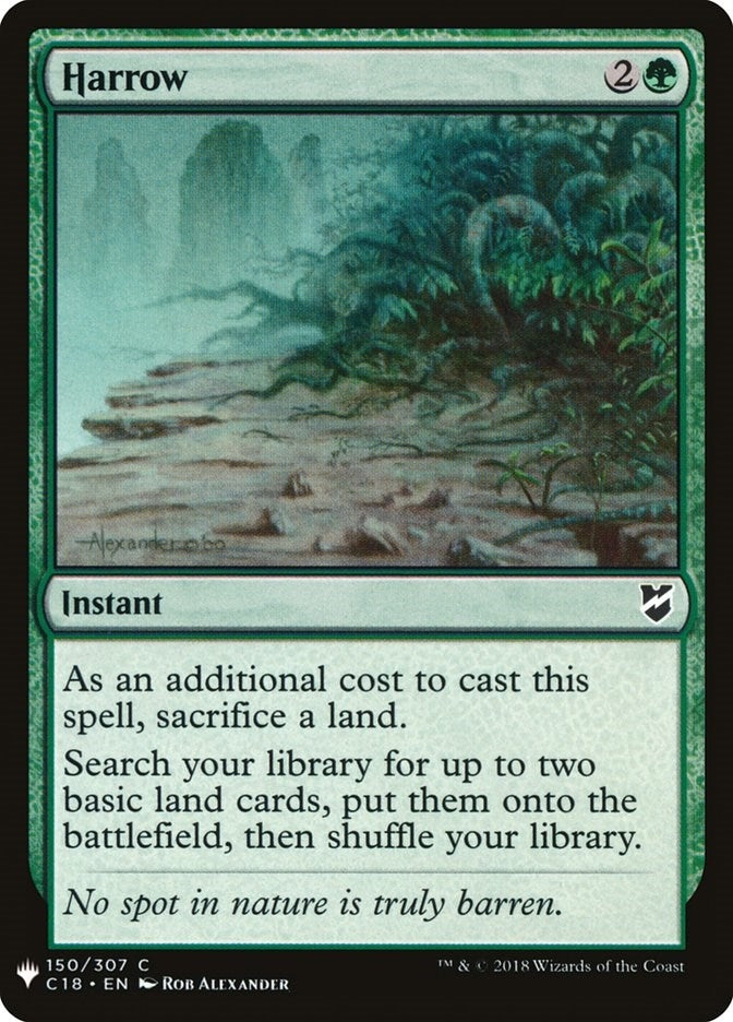 Image for Harrow (150) [The List Reprints] - Magic: The Gathering