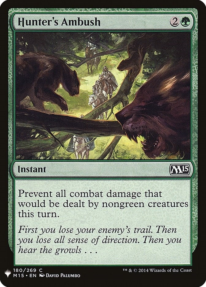 Image for Hunter's Ambush (180) [The List Reprints] - Magic: The Gathering