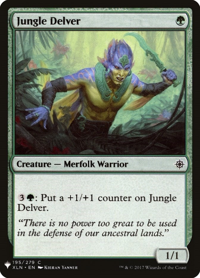 Image for Jungle Delver (195) [The List Reprints] - Magic: The Gathering