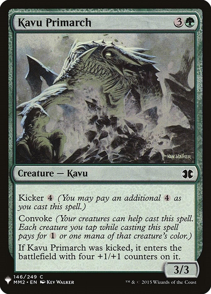 Image for Kavu Primarch (146) [The List Reprints] - Magic: The Gathering