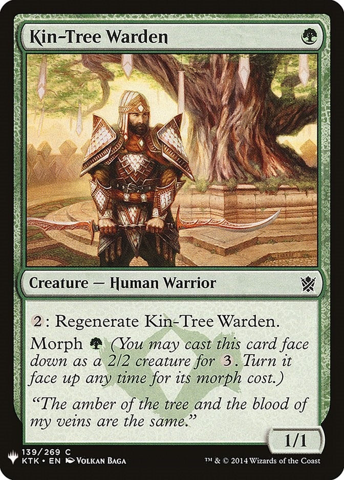 Image for Kin-Tree Warden (139) [The List Reprints] - Magic: The Gathering