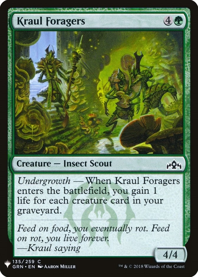 Image for Kraul Foragers (135) [The List Reprints] - Magic: The Gathering