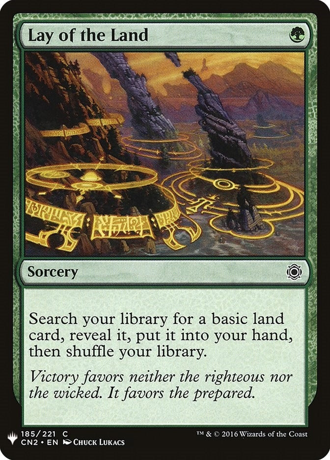 Image for Lay of the Land (185) [The List Reprints] - Magic: The Gathering