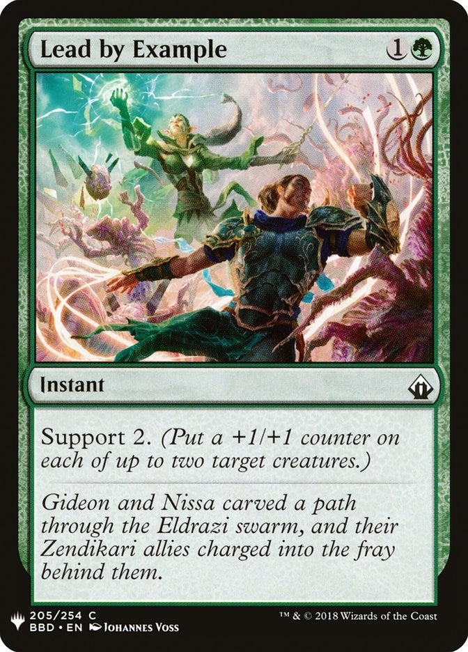 Image for Lead by Example (205) [The List Reprints] - Magic: The Gathering