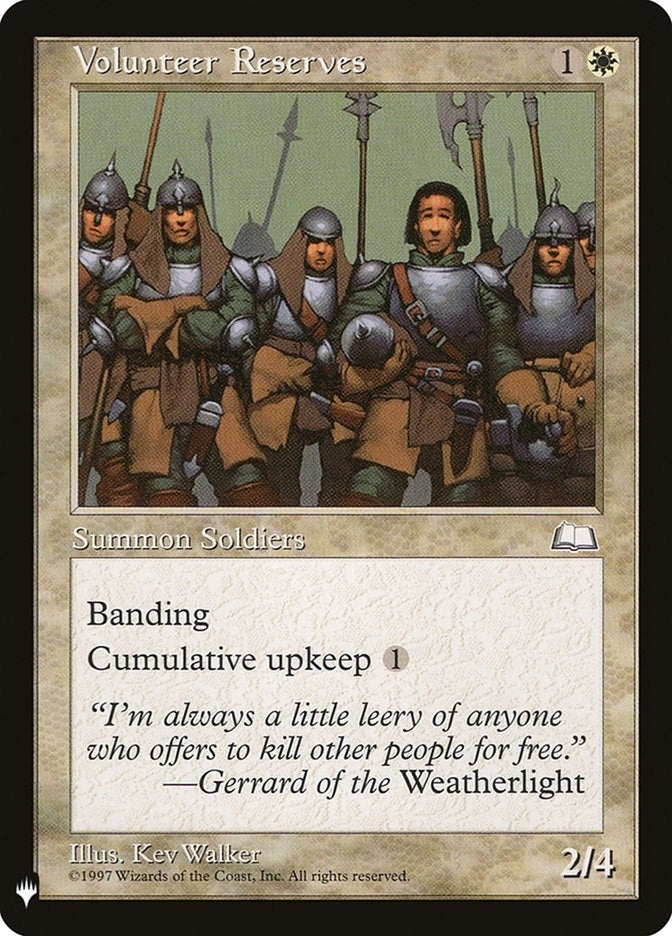 Image for Volunteer Reserves (29) [The List Reprints] - Magic: The Gathering