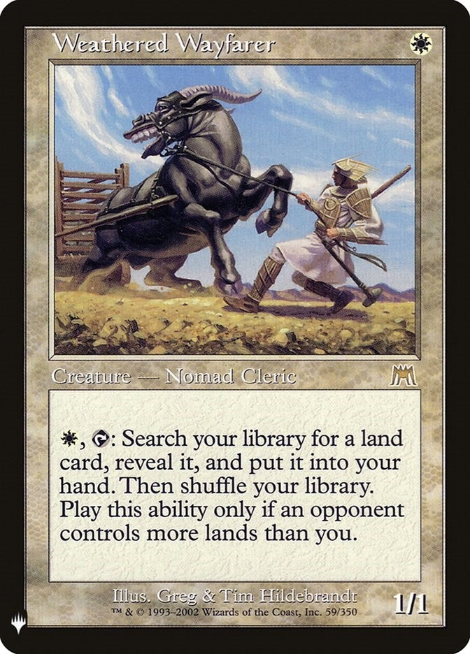 Image for Weathered Wayfarer (59) [The List Reprints] - Magic: The Gathering